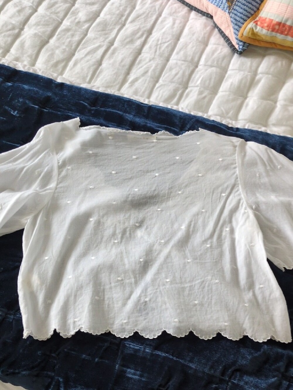 Doen Kacy Top, White Eyelet, Small - Picture 15 of 16